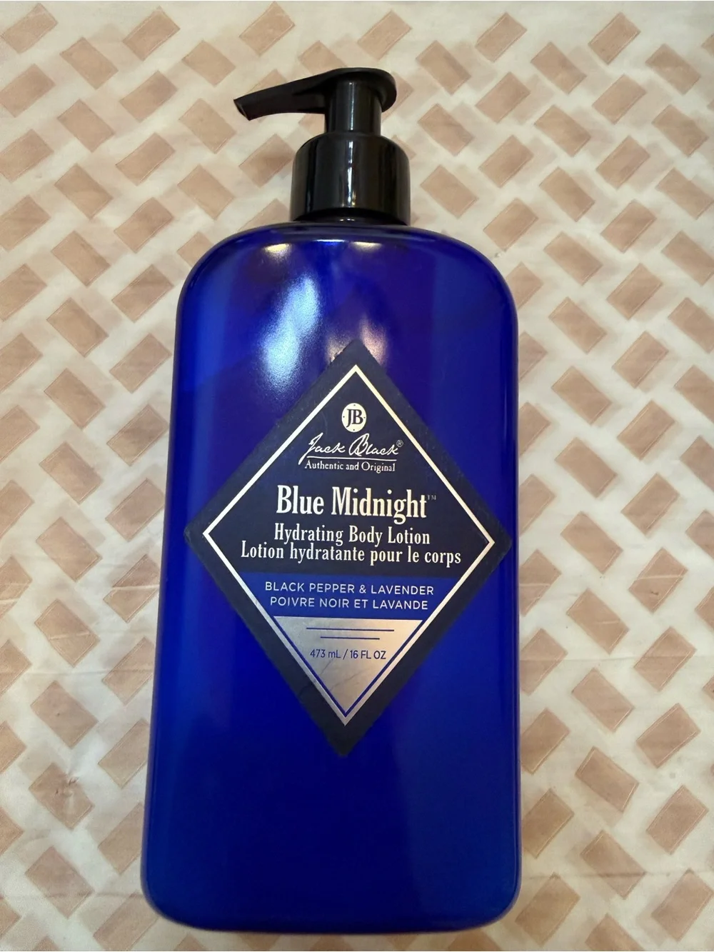 Jack Black Blue Midnight Hydrating Body Lotion - Blue
